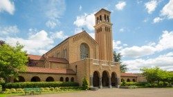 L'abbazia benedettina di Mount Angel, in Oregon, negli Stati Uniti