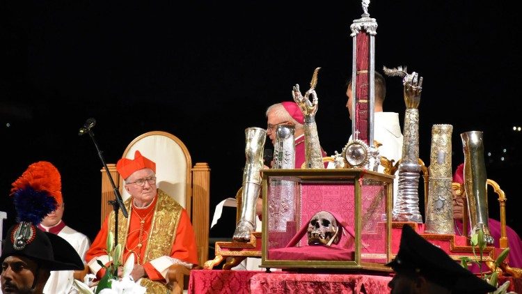 Kardinál Parolin jako papežský legát pro oslavy přenesení ostatků sv. Agáty do Katánie