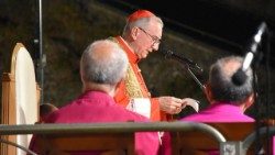 Cardinal Pietro Parolin delivers homily