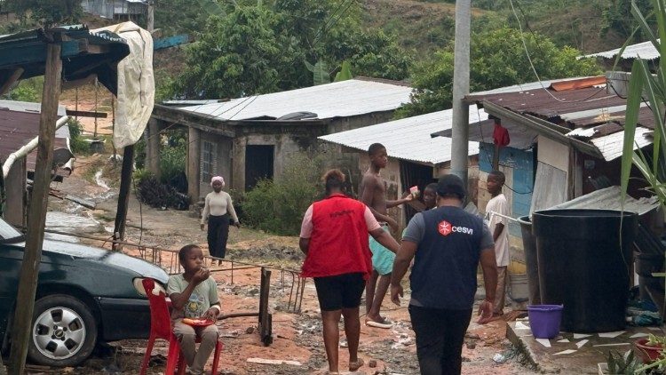 Operatori umanitari di Cesvi nelle zone colpite dal terremoto in Colombia