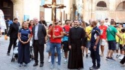 La  Croce degli sportivi a Taranto per i Giochi del Mediterraneo 2026