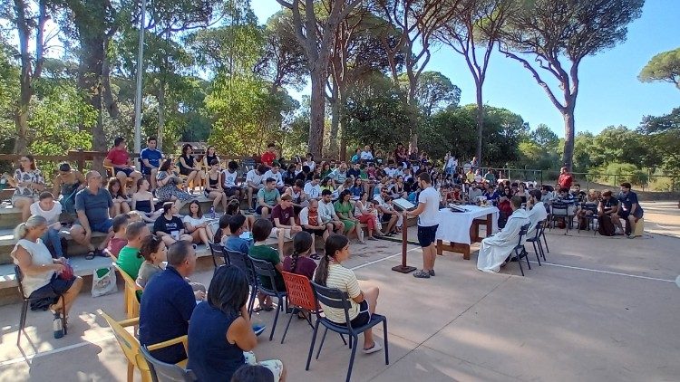 I ragazzi durante il Campo