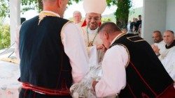 Apostolski nuncij Francis Assisi Chullikatt u Prisoju (Izvor: župa Prisoje)