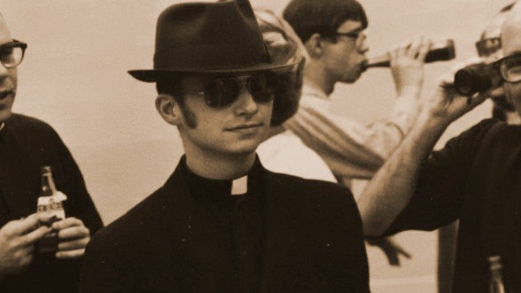 Robert Francis Prevost dressed as a Blues Brother