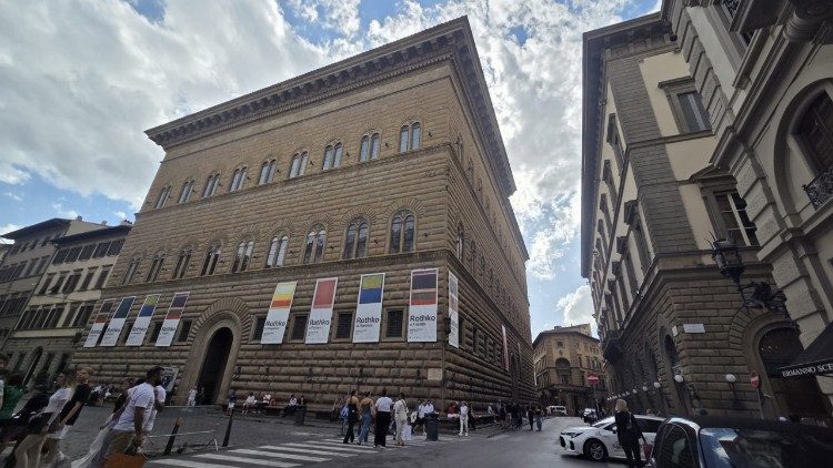 Palazzo Strozzi durante la mostra "Rothko a Firenze". Foto Maria Milvia Morciano