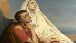 L'estasi di Ostia di santa Monica e sant'Agostino, dipinto di Ary Scheffer