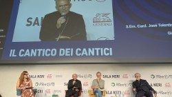 Un momento dell'incontro sul "Cantico dei Cantici"