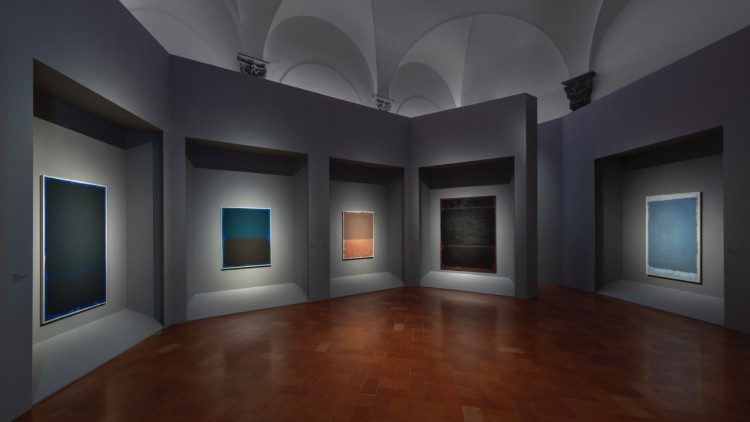 Allestimento di Rothko a Firenze, exhibition views, Palazzo Strozzi, Firenze, 2026, Foto di Ela Bialkowska, OKNO Studio.