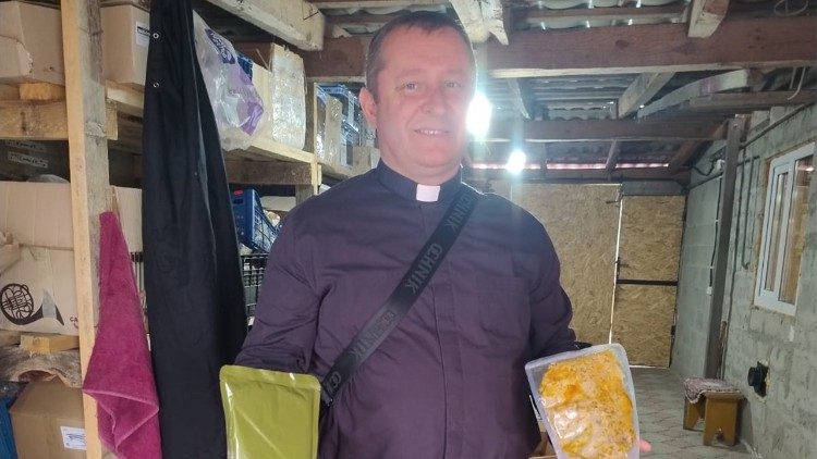 Father Viktor Bilous is a staff member of the Apostolic Nunciature in Ukraine