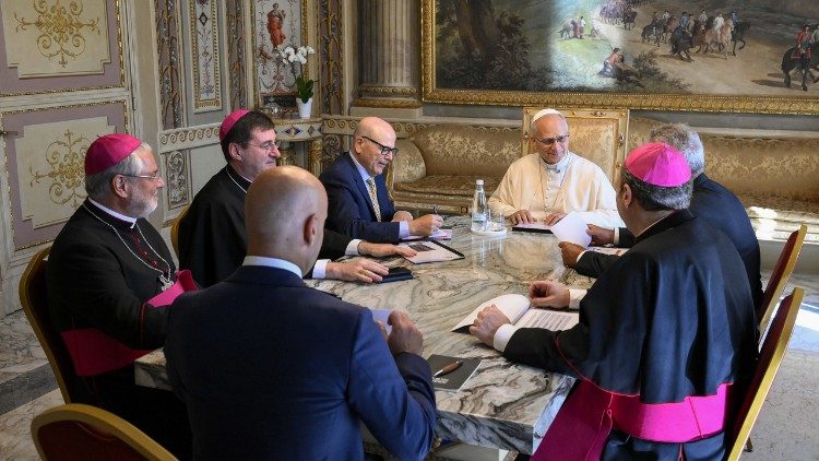 2026.08.31 Papa e Commissione di indirizzo e vigilanza sulla Fondazione Casa Sollievo della Sofferenza