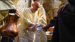 Cardinal Pizzaballa celebrates Maundy Thursday in Jerusalem