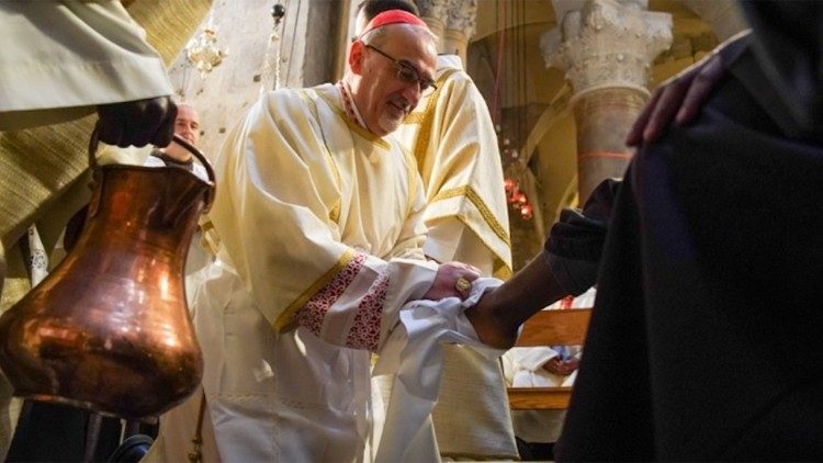 Cardinal Pizzaballa celebrates Maundy Thursday in Jerusalem