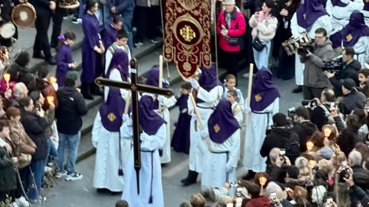Procesi&oacute;n del Viernes Santo en San Sebasti&aacute;n