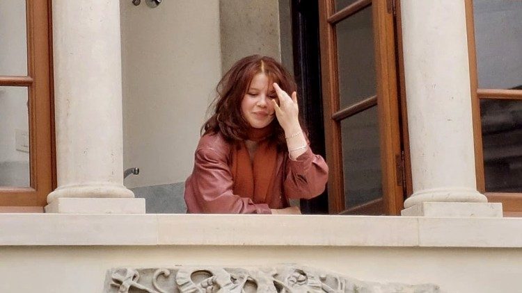 Clara Offermann, Freiwillige in Santa Maria dell'Anima, der deutschsprachigen Gemeinde Roms