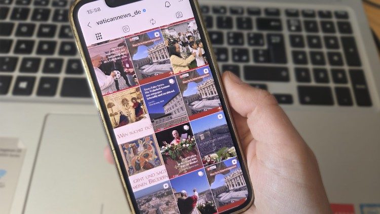 Ein Blick auf das Instagram-Profil der deutschsprachigen Redaktion von Vatican News