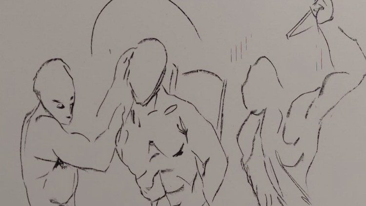 Scena della Passione di Cristo