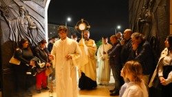 Unmomento di una missione popolare dei Missionari del Preziosissimo Sangue