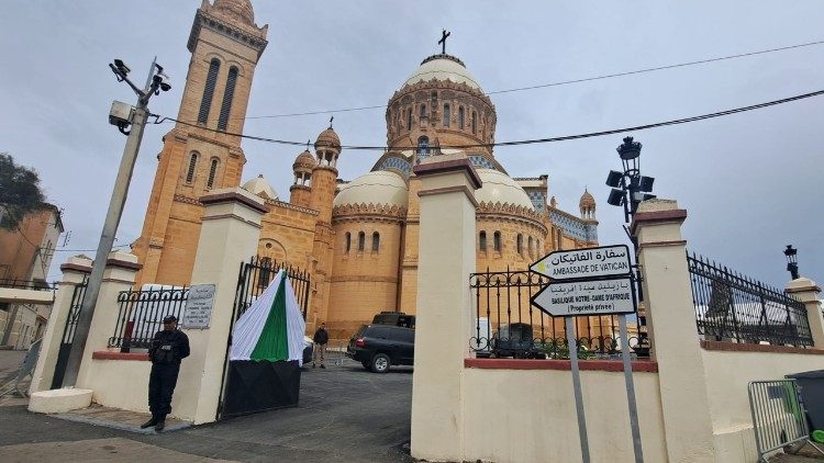 La basilique Notre-Dame d'Afrique d'Alger où le Pape est attendu lundi 13 avril après-midi.