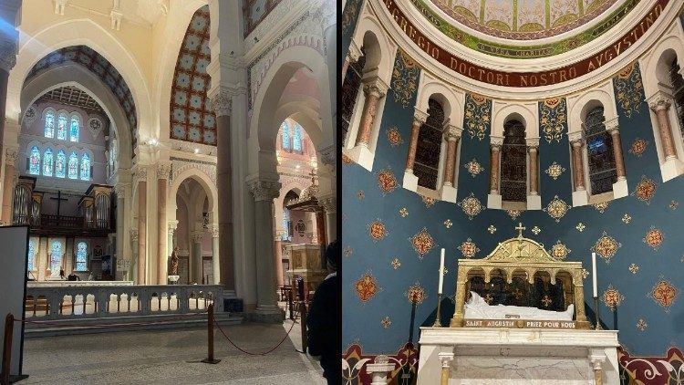 Im Innern der Augustinus-Basilika