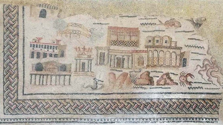 Hippo Regius, Ville sul mare, Mosaico del porto settentrionale di Hippo,  ca. 100 d.C.–ca. 200 d.C.