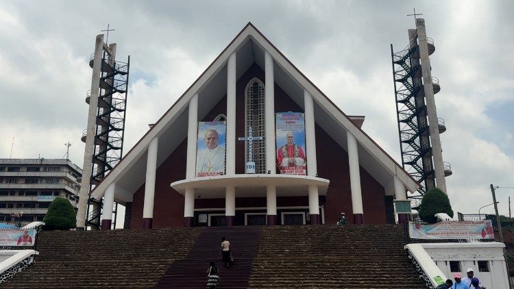 Die Kathedrale in Yaound&eacute;