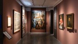 Allestimento della mostra "Vasari e Roma".