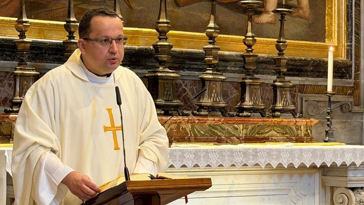 Ks. Marek Weresa przewodniczący Mszy św.