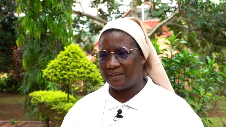 Irmã Agnès, responsável pela comunidade local 