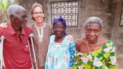 Sœur Pascale Nicolas, missionnaire près de Douala. 