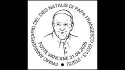 Mwaka mmoja baada ya kifo cha Papa wa Argentina,Posta ya Vatican na Karakana ya Vatican inamkumbuka kwa alama maalum.