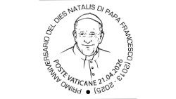 Le Poste Vaticane hanno emesso un annullo speciale in occasione del primo anniversario della morte di Papa Francesco, avvenuta il 21 aprile 2025. 