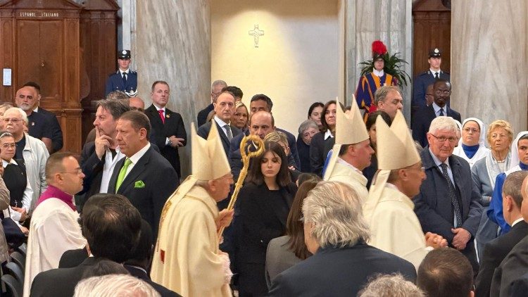 Msza o spokój duszy papieża Franciszka, Bazylika Matki Bożej Większej