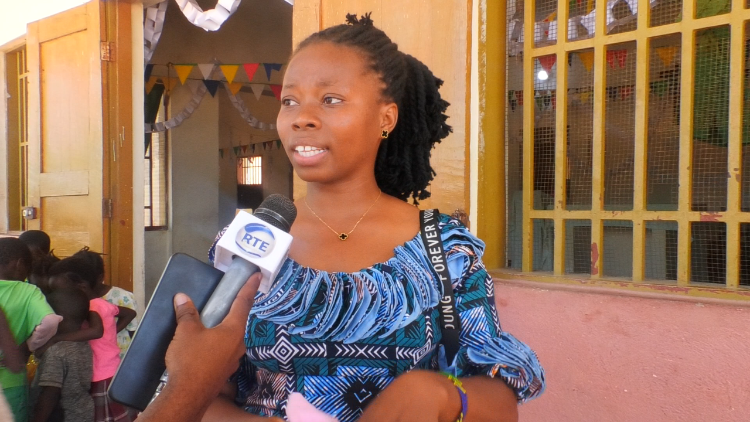 Justine Barraneca, jovem e catequista