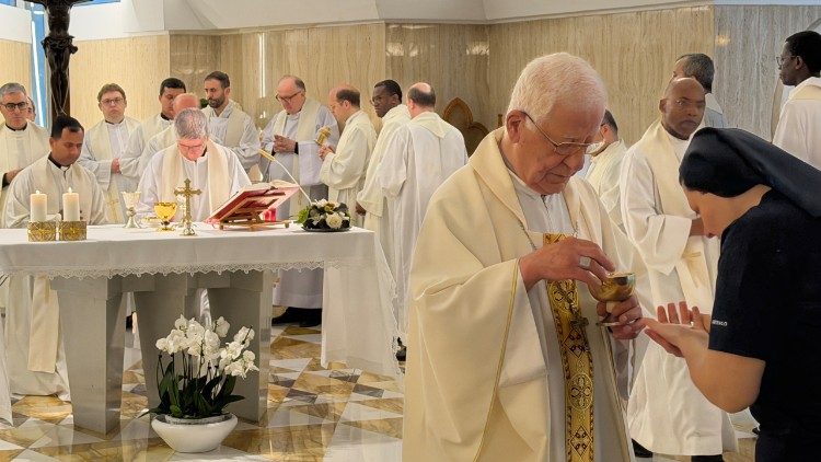 Mass in Casa Santa Marta to commemorate the one-year anniversary of the passing of Pope Francis