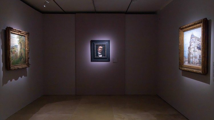 Allestimento della mostra all'Ara Pacis. Ph. Monkeys-Video-Lab.