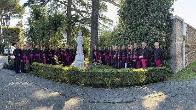 C&aacute;c Đức Cha Việt Nam k&iacute;nh viếng Đức Mẹ Lavang tại Vườn Vatican