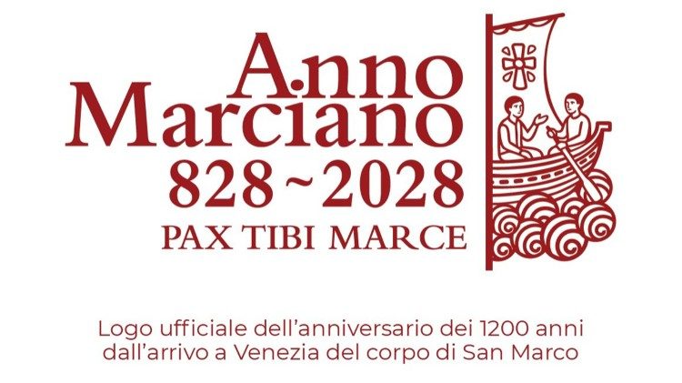 Il logo dell'Anno Marciano