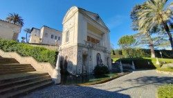 La Casina Pio IV nei giardini Vaticani dove questa mattinam 28 aprile, si è svolta la giornata di studio "Sacramento del matrimonio, fede e munus docendi".