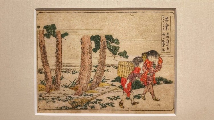 "Stazione di Numazu" dalla serie "Cinquantatré stazioni della Tokaido" (1804)