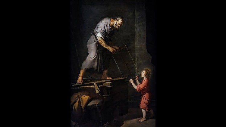 Giulio Carpioni, Ges&ugrave; Bambino falegname, XVII secolo, olio su tela, Venezia, Pinacoteca Egidio Martini