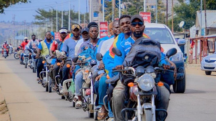 La Carovana panafricana per la pace e l’unità della Repubblica Democratica del Congo (fonte Facebook)