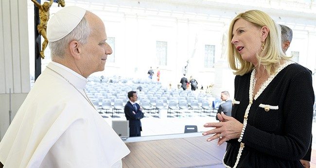 Le Pape et Michele Sagarino