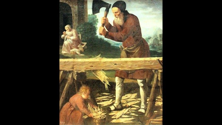 Cerchia di Jer&oacute;nimo Jacinto de Espinosa, San Giuseppe falegname, prima met&agrave; del XVII secolo, olio su tela, Herzog Anton Ulrich-Museum, Braunschweig.