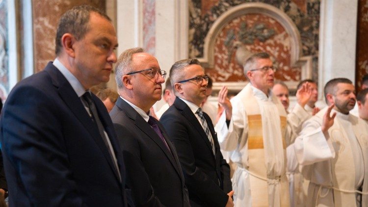 Obecna była delegacja Instytutu Pamięci Narodowej i ambasador Adam Kwiatkowski
