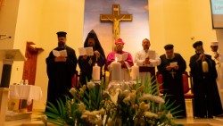 Christian Leaders gathered at St. Mary's Church in Dubai for National Prayer for Peace