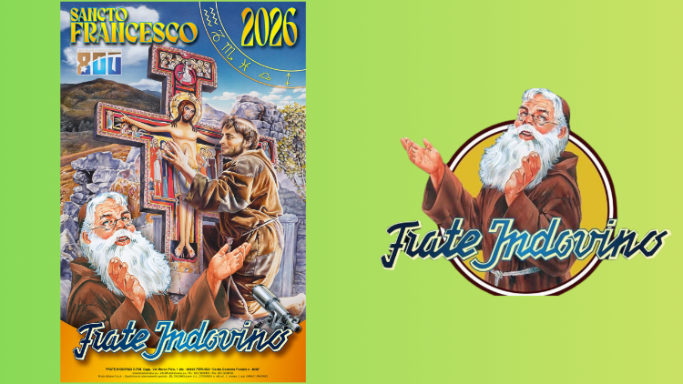 Il calendario di Frate Indovino nell'edizione del 2026