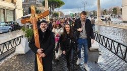 Поклонниците от "БПЦО Свети Седмочисленици" в Рим