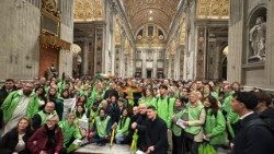 I volontari del Giubileo nella Basilica di San Pietro