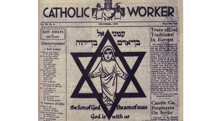Denunciando l’antisemitismo montante, nel dicembre 1939 &laquo;The Catholic Worker&raquo;  ricorda i legami tra ebraismo e cristianesimo