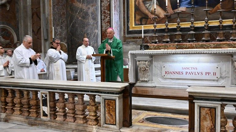 Bp Solarczyk nawiązał do czytania i Ewangelii z dnia